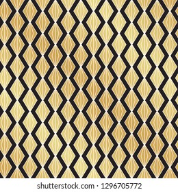 Seamless Art Deco geometric line pattern background