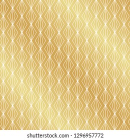 Seamless Art Deco geometric line pattern background