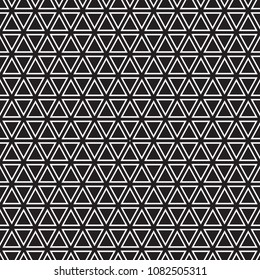 Seamless Art Deco geometric triangle pattern background.