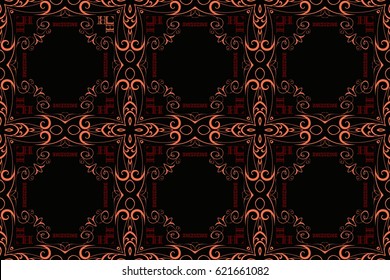 seamless Art deco geometric vintage frame background symmetrical geometric shapes with the use of the font