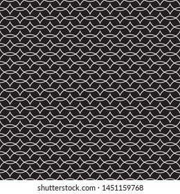 Seamless Art Deco intersecting circle pattern background