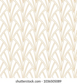 Seamless Art Deco Pattern. Stylish antique background.