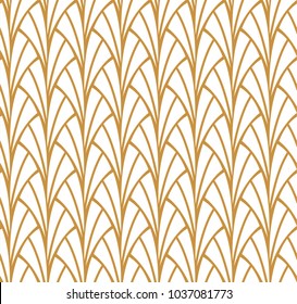 Seamless Art Deco Pattern. Stylish antique background.