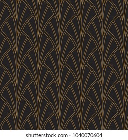 Seamless Art Deco Pattern. Stylish antique background.