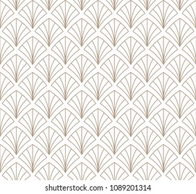 Seamless Art Deco Pattern. Stylish antique background.