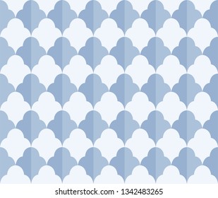 Seamless Art Deco Pattern. Stylish antique background.