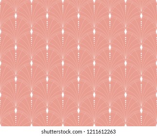 Seamless Art Deco Pattern. Vintage minimalistic background. Abstract Luxury Illustration.