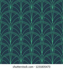 Seamless Art Deco Pattern. Vintage minimalistic background. Abstract Luxury Illustration.