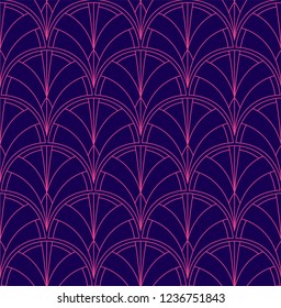 Seamless Art Deco Pattern. Vintage minimalistic background. Abstract Luxury Illustration.