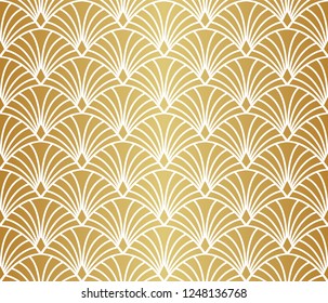 Seamless Art Deco Pattern. Vintage minimalistic background. Abstract Luxury Illustration.