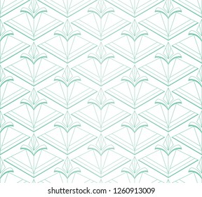 Seamless Art Deco Pattern. Vintage minimalistic background. Abstract Luxury Illustration.
