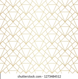 Seamless Art Deco Pattern. Vintage minimalistic background. Abstract Luxury Illustration.