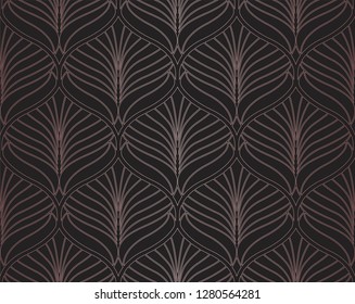 Seamless Art Deco Pattern. Vintage minimalistic background. Abstract Luxury Illustration.