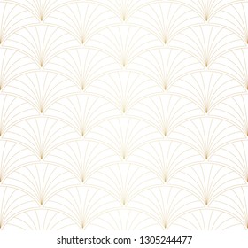 Patrón Art Déco impecable. Vintage minimalista. Ilustración de lujo abstracta.