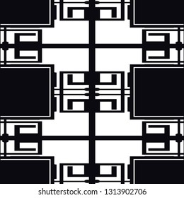Seamless Art Deco Pattern. Vintage minimalistic background. Abstract Luxury Illustration