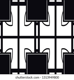 Seamless Art Deco Pattern. Vintage minimalistic background. Abstract Luxury Illustration