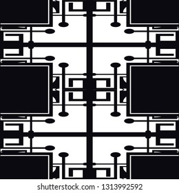 Seamless Art Deco Pattern. Vintage minimalistic background. Abstract Luxury Illustration