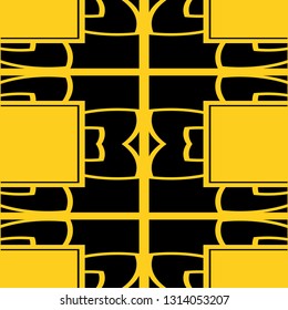 Seamless Art Deco Pattern. Vintage minimalistic background. Abstract Luxury Illustration