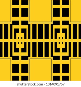 Seamless Art Deco Pattern. Vintage minimalistic background. Abstract Luxury Illustration