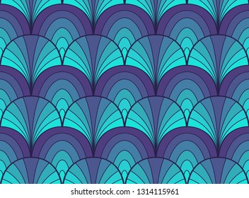 Seamless Art Deco Pattern. Vintage minimalistic background. Abstract Luxury Illustration.