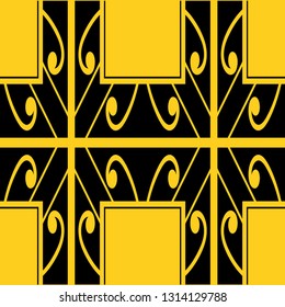 Seamless Art Deco Pattern. Vintage minimalistic background. Abstract Luxury Illustration