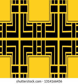 Seamless Art Deco Pattern. Vintage minimalistic background. Abstract Luxury Illustration