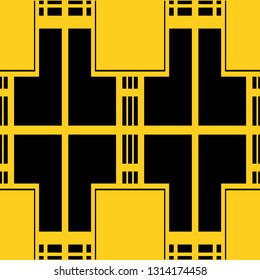 Seamless Art Deco Pattern. Vintage minimalistic background. Abstract Luxury Illustration