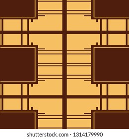 Seamless Art Deco Pattern. Vintage minimalistic background. Abstract Luxury Illustration