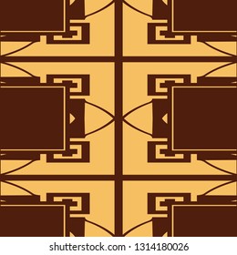 Seamless Art Deco Pattern. Vintage minimalistic background. Abstract Luxury Illustration