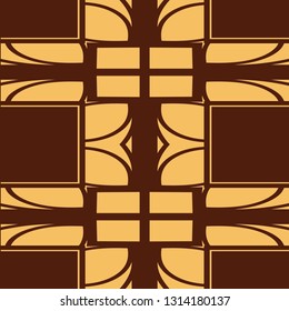Seamless Art Deco Pattern. Vintage minimalistic background. Abstract Luxury Illustration