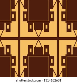Seamless Art Deco Pattern. Vintage minimalistic background. Abstract Luxury Illustration