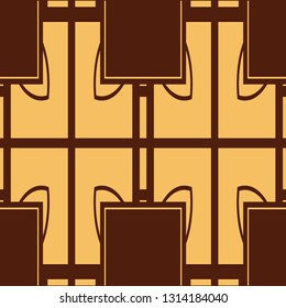 Seamless Art Deco Pattern. Vintage minimalistic background. Abstract Luxury Illustration