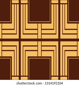 Seamless Art Deco Pattern. Vintage minimalistic background. Abstract Luxury Illustration