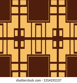 Seamless Art Deco Pattern. Vintage minimalistic background. Abstract Luxury Illustration