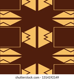Seamless Art Deco Pattern. Vintage minimalistic background. Abstract Luxury Illustration