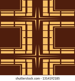 Seamless Art Deco Pattern. Vintage minimalistic background. Abstract Luxury Illustration