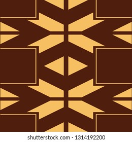 Seamless Art Deco Pattern. Vintage minimalistic background. Abstract Luxury Illustration