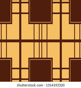 Seamless Art Deco Pattern. Vintage minimalistic background. Abstract Luxury Illustration
