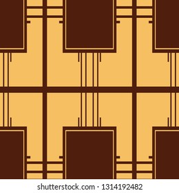 Seamless Art Deco Pattern. Vintage minimalistic background. Abstract Luxury Illustration
