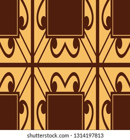 Seamless Art Deco Pattern. Vintage minimalistic background. Abstract Luxury Illustration