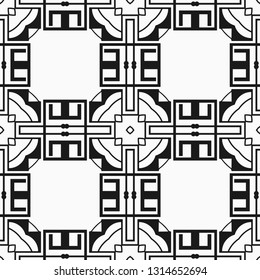 Seamless Art Deco Pattern. Vintage minimalistic background. Abstract Luxury Illustration