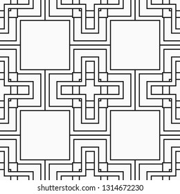 Seamless Art Deco Pattern. Vintage minimalistic background. Abstract Luxury Illustration