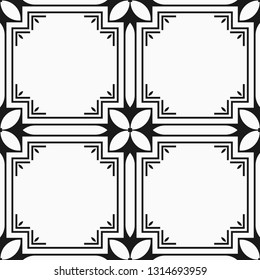 Seamless Art Deco Pattern. Vintage minimalistic background. Abstract Luxury Illustration