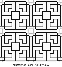 Seamless Art Deco Pattern. Vintage minimalistic background. Abstract Luxury Illustration