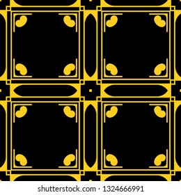 Seamless Art Deco Pattern. Vintage minimalistic background. Abstract Luxury Illustration