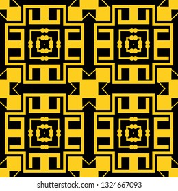 Seamless Art Deco Pattern. Vintage minimalistic background. Abstract Luxury Illustration