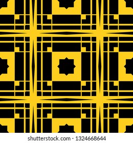 Seamless Art Deco Pattern. Vintage minimalistic background. Abstract Luxury Illustration