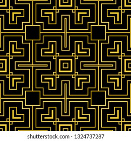 Seamless Art Deco Pattern. Vintage minimalistic background. Abstract Luxury Illustration