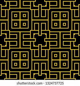 Seamless Art Deco Pattern. Vintage minimalistic background. Abstract Luxury Illustration