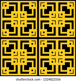 Seamless Art Deco Pattern. Vintage minimalistic background. Abstract Luxury Illustration
